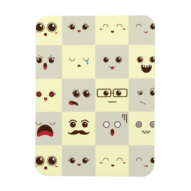 Ímã Rosto bonito (Vertical)