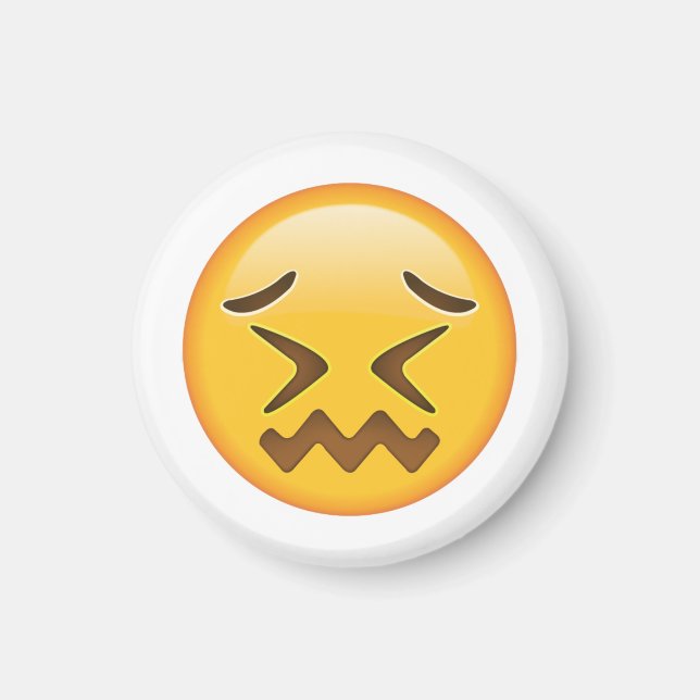 Imã Rosto Conflito - Emoji (Frente)