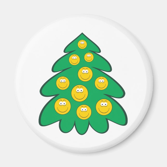 Imã Rosto de Árvore de Natal (Frente)