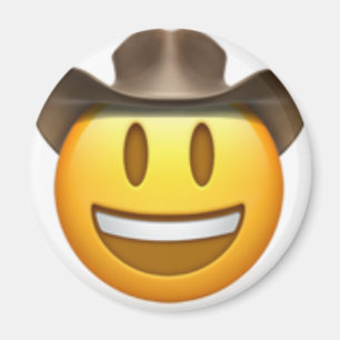Imã Rosto de Cowboy emoji