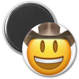 Imã Rosto de Cowboy emoji