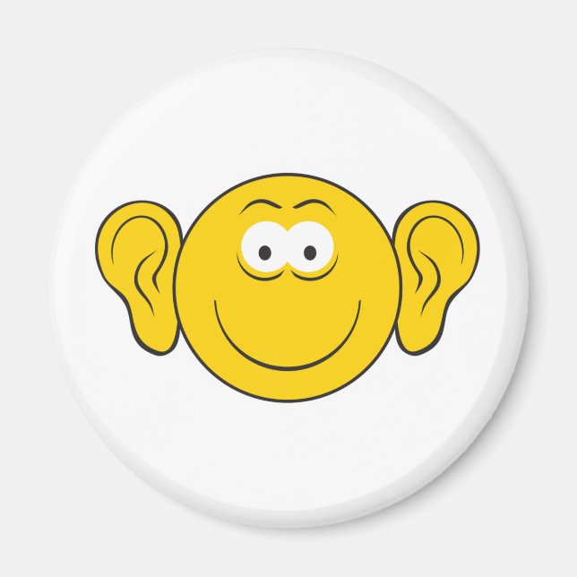 Imã Rosto de Grandes Orelhas (Frente)