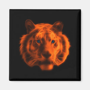 Imã Rosto de Tigre Laranja