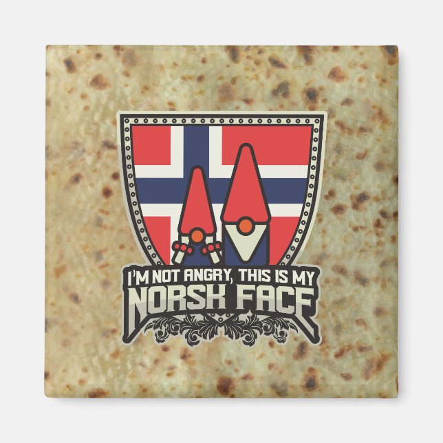 Imã Rosto Norsk (Frente)