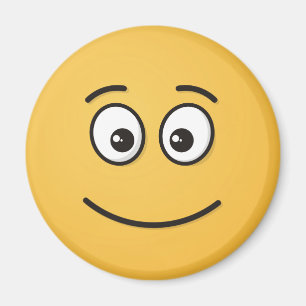 Imã Rosto sorridente com olhos abertos