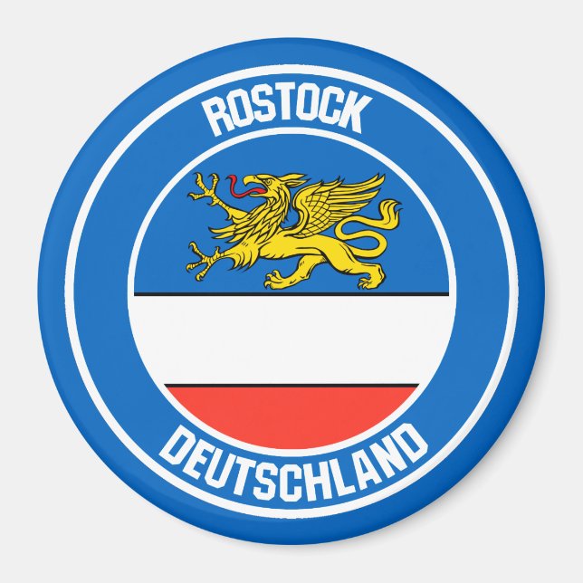 Imã Rostock Round Emblem (Frente)