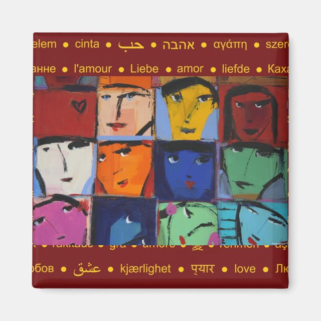 Imã Rostos (Frente)