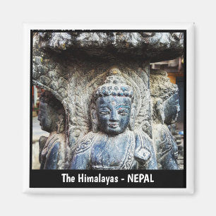 Imã Rostos de Buda, Chorten, Himalaia - Nepal