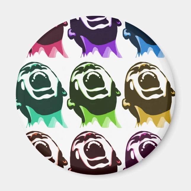 Imã Rostos de grito (Frente)