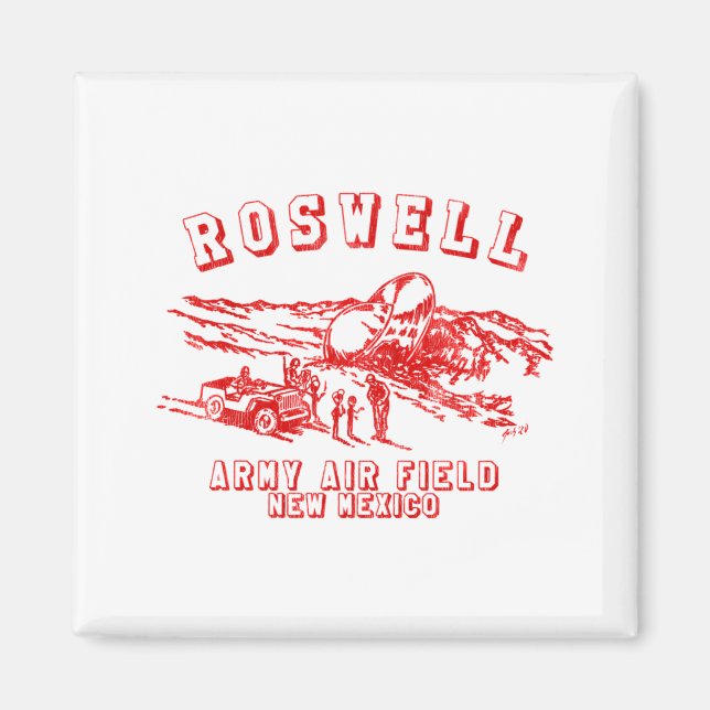 Imã Roswell Army Air Field New Mexico _1  (Frente)
