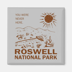 Imã Roswell National Park OVNI Voando Aliens de Saucer