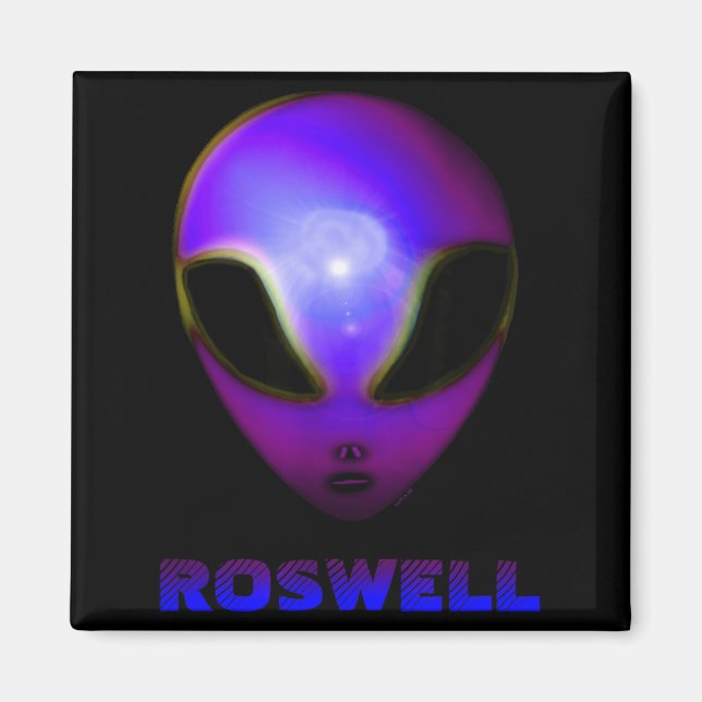 Imã Roswell New Mexico Alien  (Frente)
