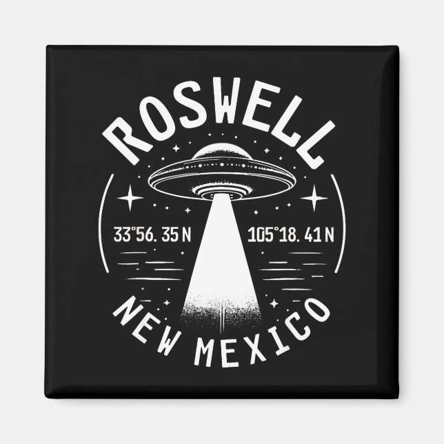 Imã Roswell New Mexico Alien Ufo Area 51  (Frente)
