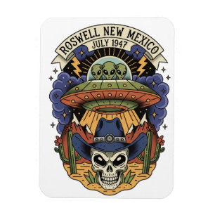Ímã Roswell Novo México Alienígena
