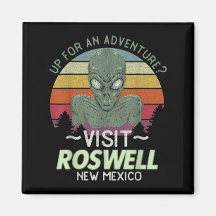 Imã Roswell Novo México Cabeça de Alien Lembrança Dive