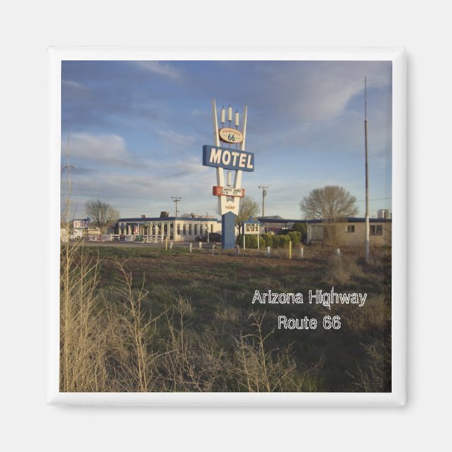 Imã Rota 66 - Arizona Highway Magnet (Frente)