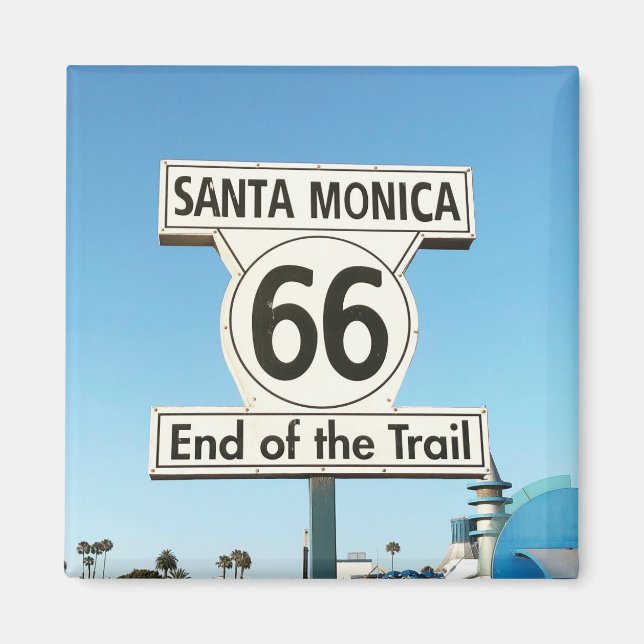 Imã rota 66 caneca de café (Frente)