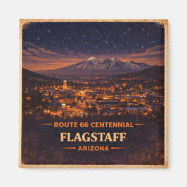 Imã Rota 66 Flagstaff Arizona Noite do Céu Patrimonial