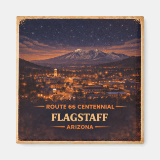 Imã Rota 66 Flagstaff Arizona Noite do Céu Patrimonial