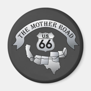 Imã Rota 66 - Sinal de Estrada-Mãe Magnet