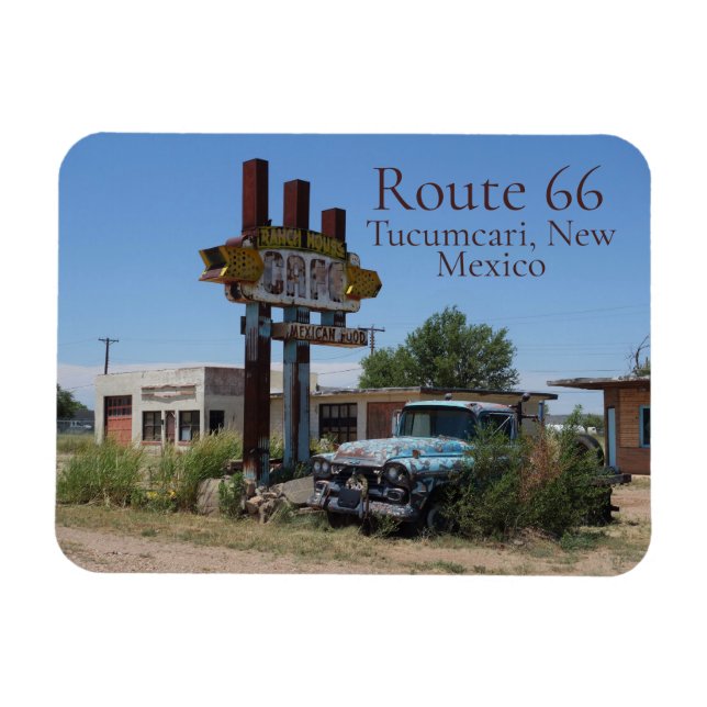 Ímã Rota 66 Tucumcari, Novo México (Horizontal)
