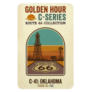 Ímã Rota da Hora Dourada 66 C-Series   Oklahoma