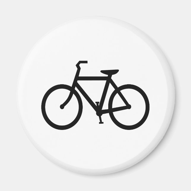 Imã Rota de Bicicleta Preta (Frente)
