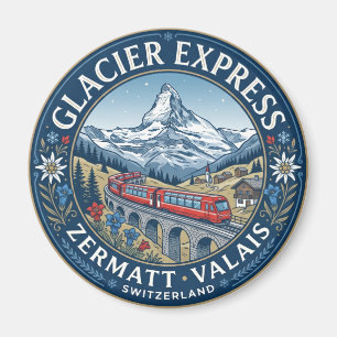 Imã Rota do Glacier Express Suíça