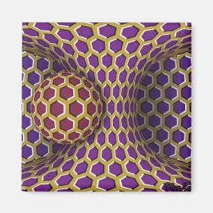 Imã Rotação de Desenho de Ilusão Óptica Virando