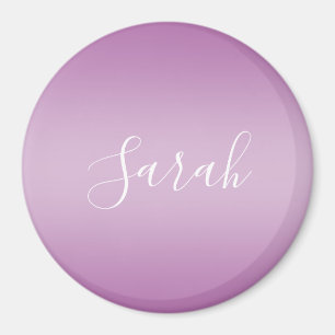 Imã Roteiro de texto branco e ombre suave mauve editáv