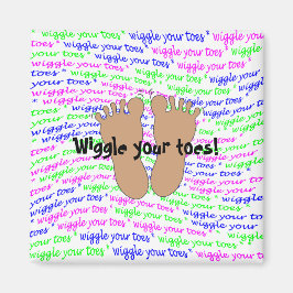 Imã Roteiro Verde Rosa Púrpura Mexe os dedos em branco