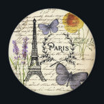 Imã roteiros russos do país paris eiffel torre<br><div class="desc">os scripts russos do país paris eiffel torre e acessórios domésticos. presentes de casamento de paris para amantes de paris.</div>