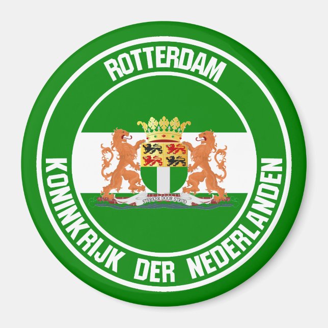 Imã Roterdão - Round Emblem (Frente)