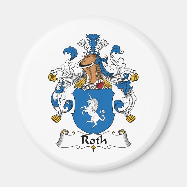 Imã Roth Family Crest (Frente)