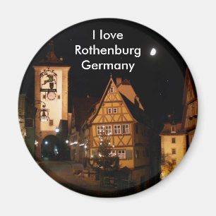 Imã Rothenburg Alemanha no luar