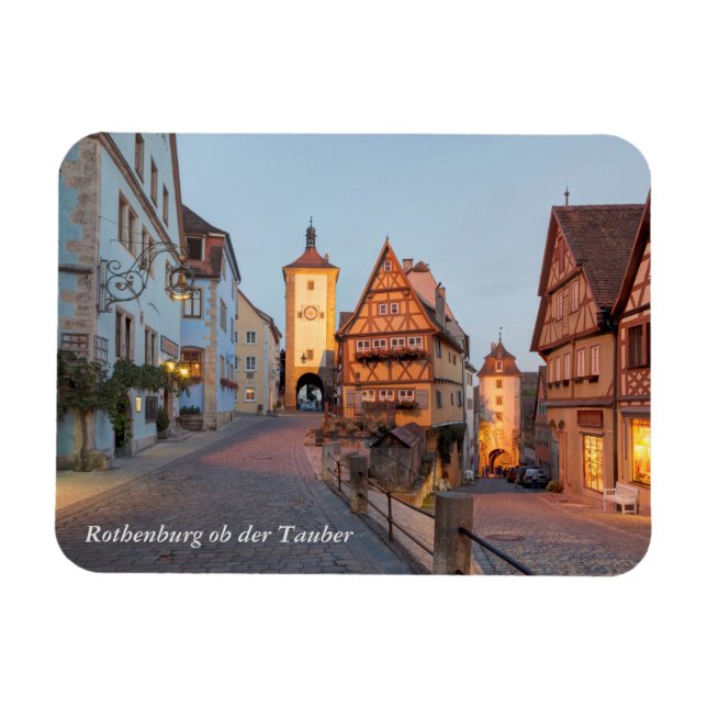 Ímã Rothenburg ob der Tauber (Horizontal)