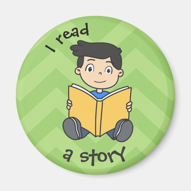 Imã Rotina Diária para Crianças - Menino (Frente)