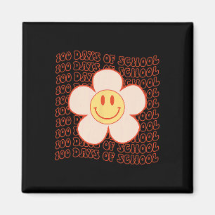 Imã Rotro Groovy Face Feliz 100 Dias De Gota Escolar 1