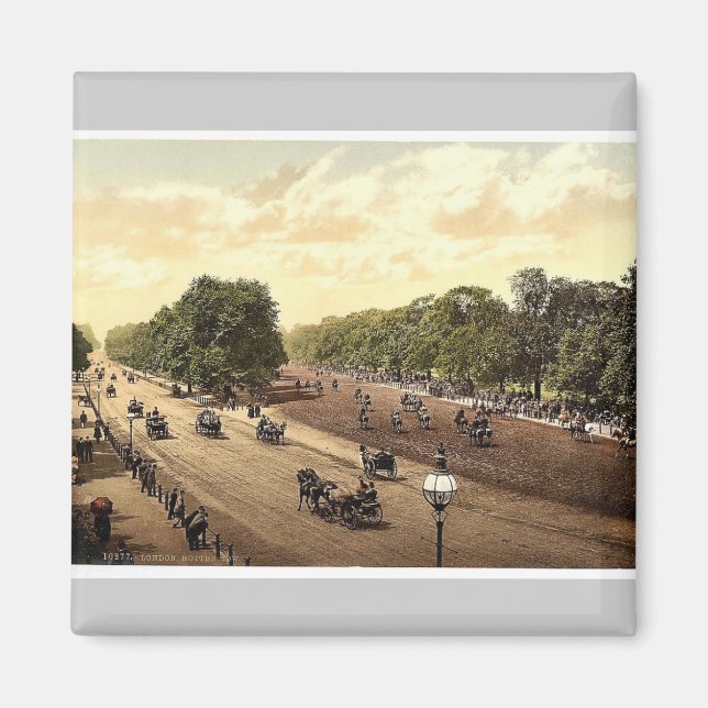 Imã Rotten Row e Hyde Park Corner, Londres, Inglaterra (Frente)
