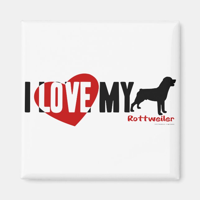 Imã Rottweiler (Frente)