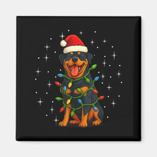 Imã Rottweiler Cão Natal Pj Pijama Homens Mulheres Pjs