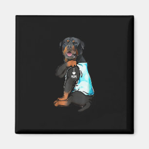 Imã Rottweiler Eu Amo A Mãe Tatuagem