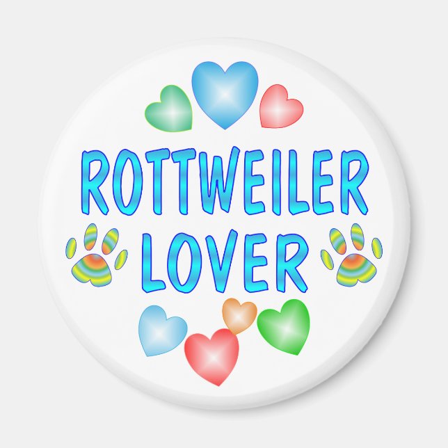 IMÃ ROTTWEILER LOVER (Frente)