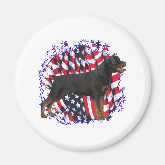Imã Rottweiler Patriot (Frente)