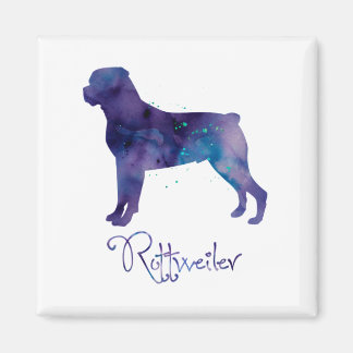 Imã Rottweiler Watercolor