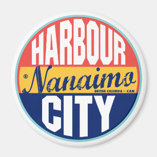 Imã Rótulo Vintage Nanaimo