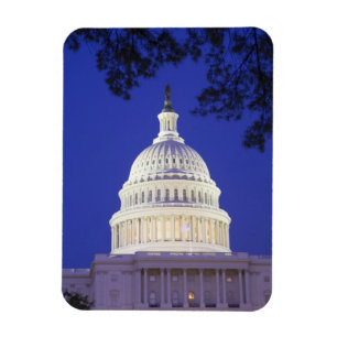 Ímã Rotunda do Capitólio dos EUA à noite, Washington