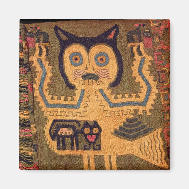 Imã Roubada de uma onça, Cultura de Paracas (Frente)