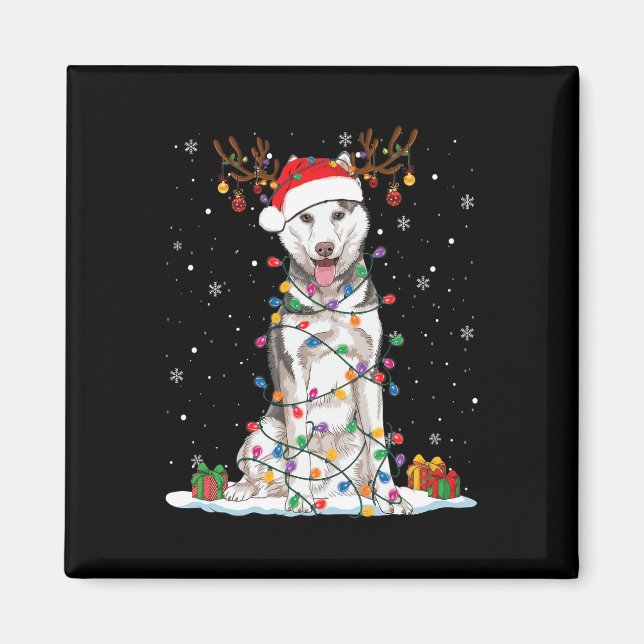 Imã Rouco Engraçado Árvore de Natal Luzes de Natal Xma (Frente)