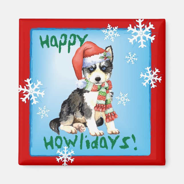 Imã Rouco Feliz Howlidays (Frente)